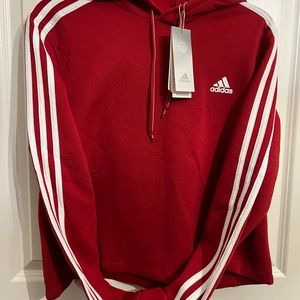Adidas Women’s Crop Top L Hoodie - Team Victory Red